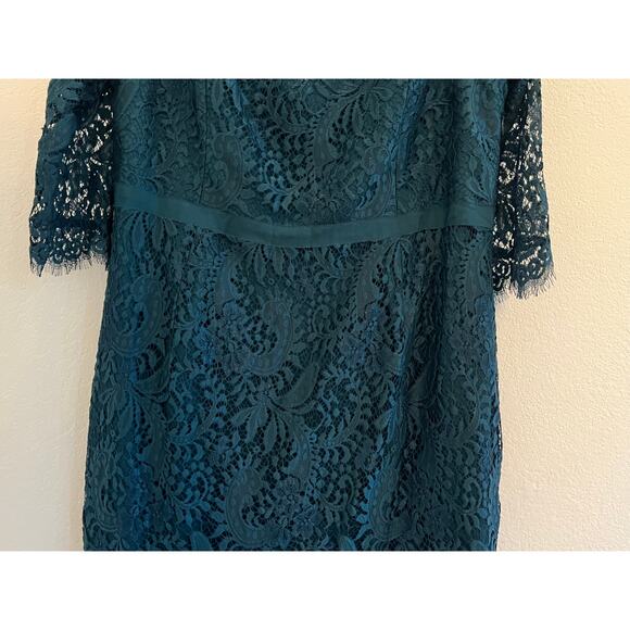 City Chic Floral Lace Maxi Dress Womens 18 Whimsigoth Forest Fairy Green Formal - Picture 8 of 15